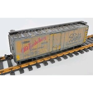 Atlas N SCALE OLD HEIDELBERG BEER/BLATZ STEEL SIDE REEFER Made In USA